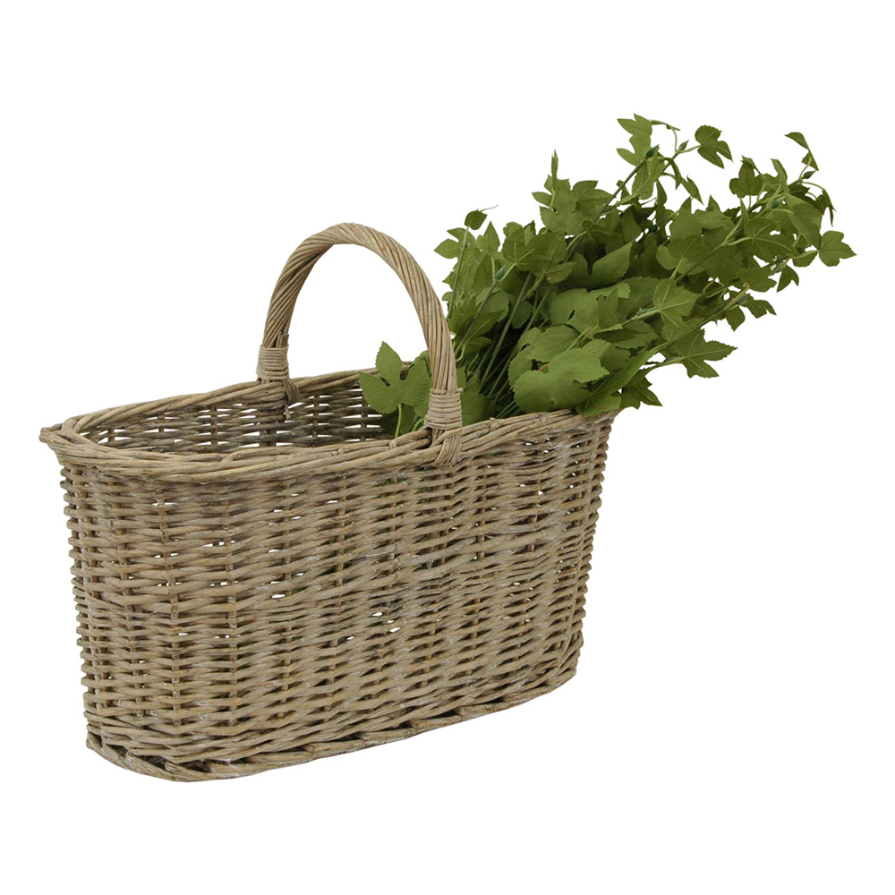 Clayre&Eef Opbergmand 51x22x40 cm Bruin Rotan afbeelding