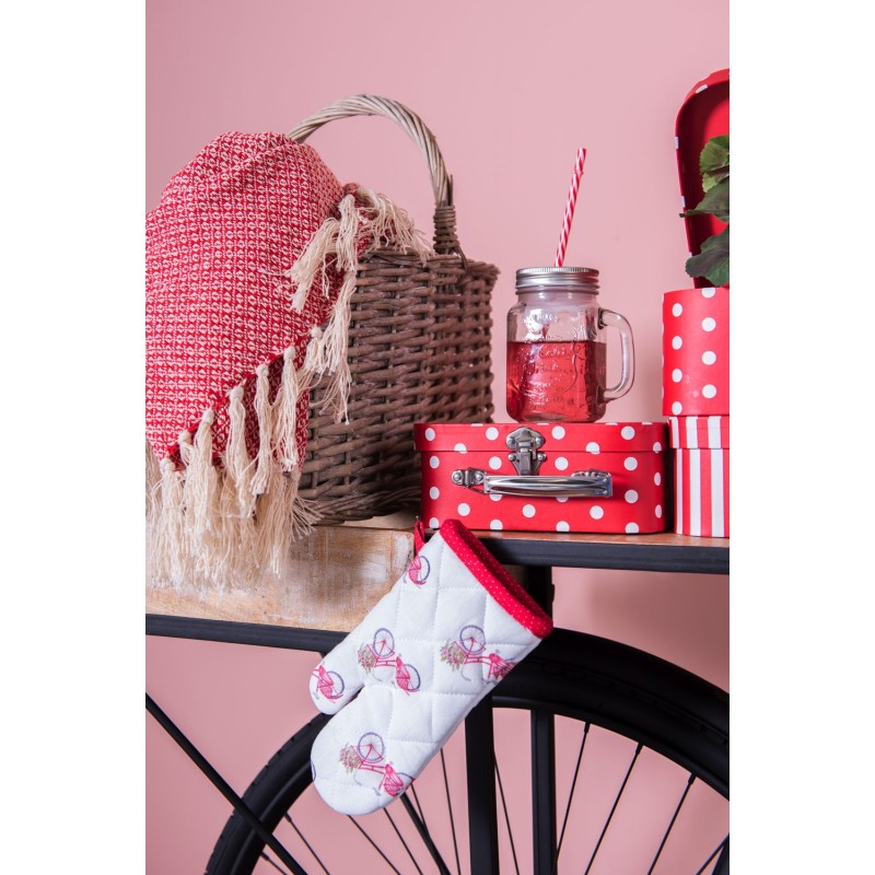 Clayre & Eef Aufbewahrungskorb 51x22x40 cm Braun Rattan Rund