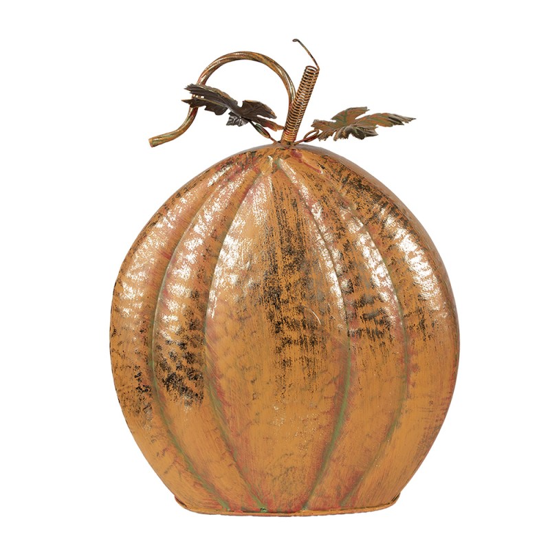 Clayre & Eef Dekoration Kürbis 34x15x42 cm Orange Eisen