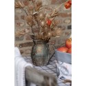 Clayre & Eef Decoratie Kan  19x13x19 cm Grijs Metaal