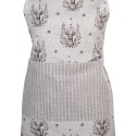 Clayre & Eef Kitchen Apron 70x85 cm Beige Cotton Deer