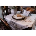 Clayre & Eef Napkins Cotton Set of 6 40x40 cm Beige Cotton Deer