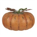 Clayre & Eef Decorazione Zucca Ø 31x20 cm Arancione Ferro