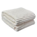 Clayre & Eef Throw Blanket 180x200 cm White Polyester