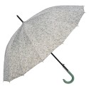 Clayre & Eef Paraplu Volwassenen 90 cm Groen Synthetisch Bloemen