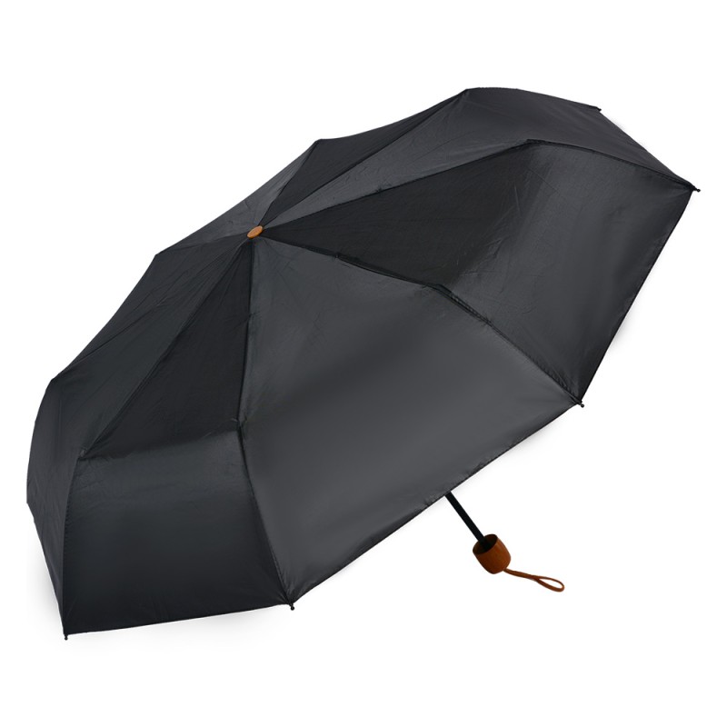 Clayre & Eef Paraplu Pliable 56 cm Noir Synthétique