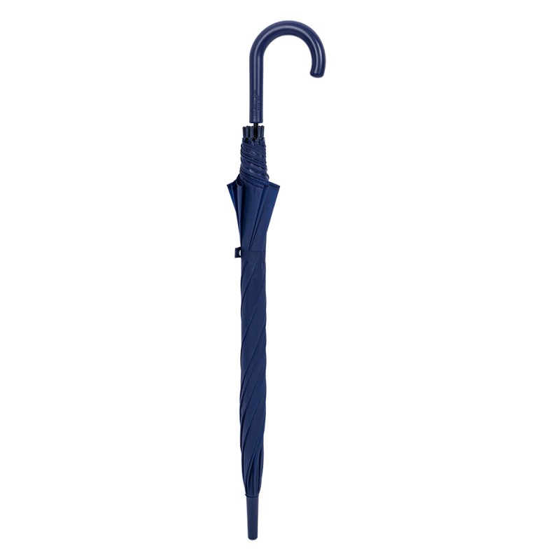 Clayre & Eef Paraplu Volwassenen 80 cm Blauw Synthetisch