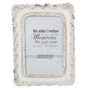 Clayre & Eef Photo Frame 10x15 cm White Plastic Rectangle