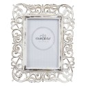 Clayre & Eef Photo Frame 10x15 cm White Plastic Rectangle