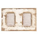 Clayre & Eef Bilderrahmen 10x15 cm Braun Beige Holz Rechteck