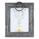Clayre & Eef Cadre photo 20x16 cm Gris Bois Rectangle