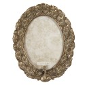 Clayre & Eef Photo Frame 13x18 cm Gold colored Plastic Peacock