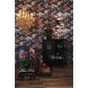 Clayre & Eef Cadre photo 13x18 cm Couleur or Plastique Ovale Paon