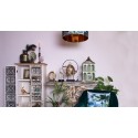 Clayre & Eef Cornice per foto 13x18 cm Color oro Plastica Ovale Pavone
