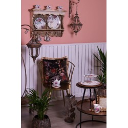 Clayre & Eef Cornice per foto 10x15 cm Color oro Plastica Rettangolo Fiori