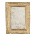 Clayre & Eef Cadre photo 10x15 cm Couleur or Plastique Rectangle