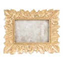 Clayre & Eef Cornice per foto 10x15 cm Color oro Plastica Rettangolo Foglie