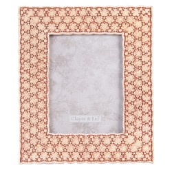 Clayre & Eef Cadre photo 13x18 cm Rouge Plastique Rectangle