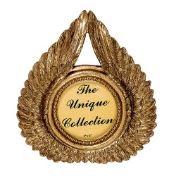 Clayre & Eef Photo Frame Wings 5x5 cm Gold colored Polyresin