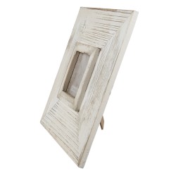 Clayre & Eef Photo Frame 9x9 cm White Wood Square