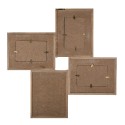Clayre & Eef Fotolijst  10x15 cm Bruin MDF Life happy