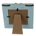 Clayre & Eef Photo Frame 10x10 cm Green MDF Rectangle Flowers