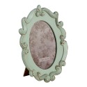 Clayre & Eef Bilderrahmen 12x16 cm Grün Kunststoff Oval