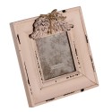 Clayre & Eef Cadre photo 7x7 cm Rose MDF Ailes