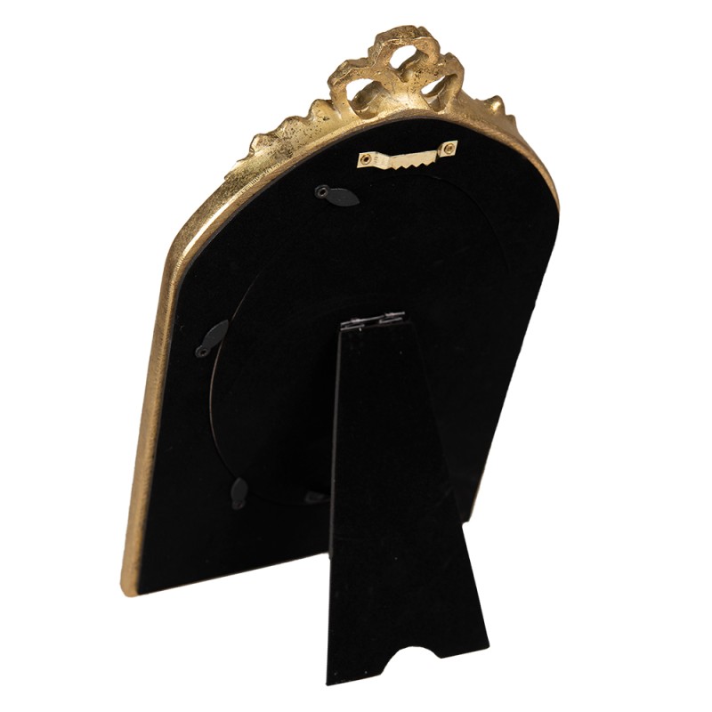 Clayre & Eef Photo Frame 13x18 cm Gold colored Plastic