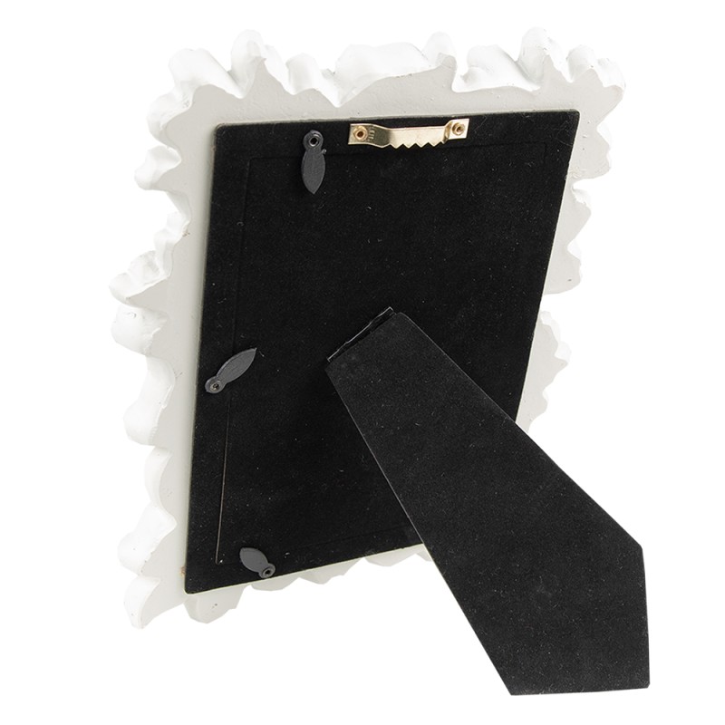 Clayre & Eef Photo Frame 10x15 cm White Plastic