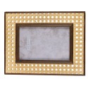 Clayre & Eef Photo Frame 10x15 cm Brown Beige Plastic