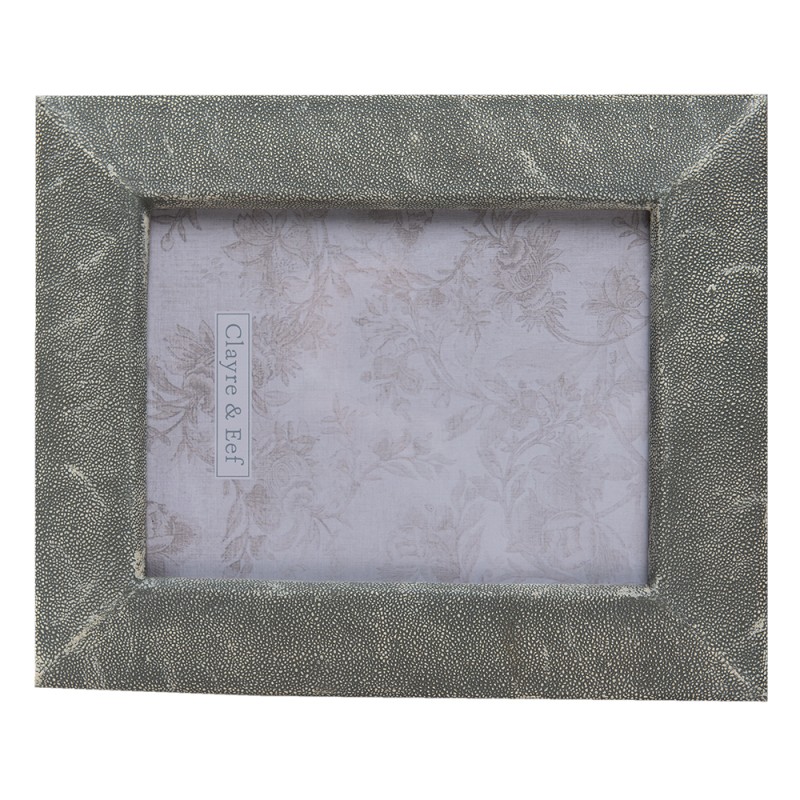 Clayre & Eef Photo Frame 15x20 cm Grey Plastic