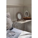 Clayre & Eef Cornice per foto 13x18 cm Color argento Plastica Ovale