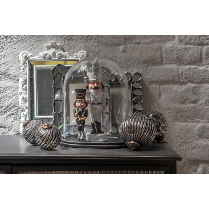 Clayre & Eef Cornice per foto 10x15 cm Nero Plastica