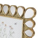 Clayre & Eef Bilderrahmen 13x18 cm Goldfarbig Kunststoff