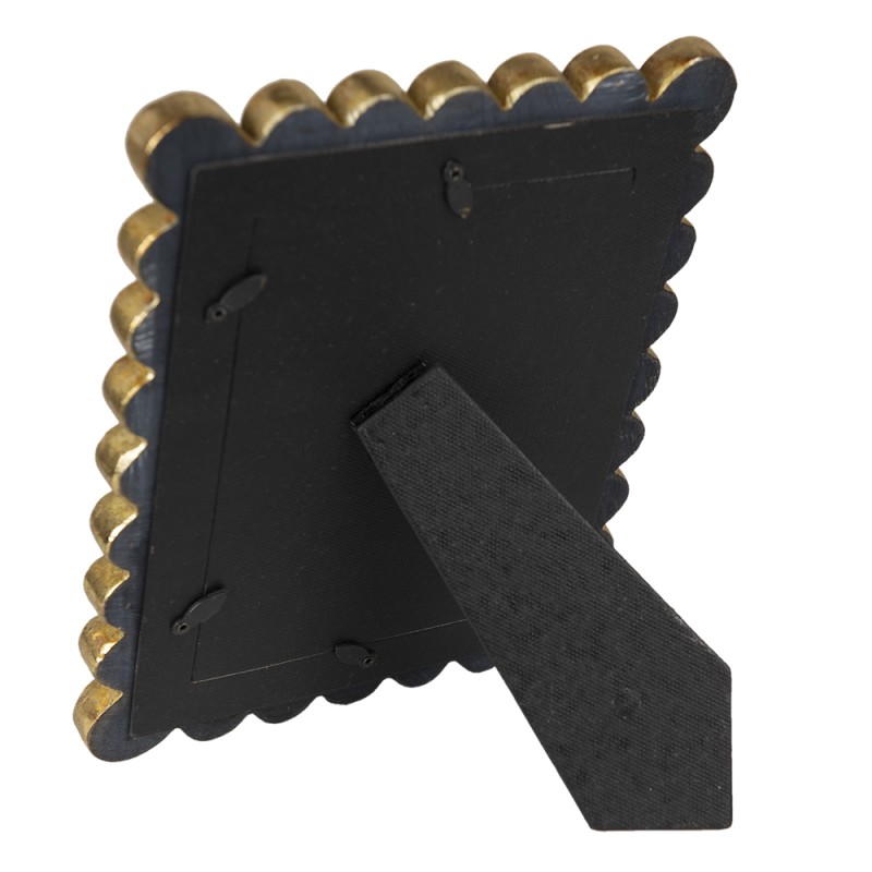 Clayre & Eef Bilderrahmen 13x18 cm Goldfarbig Kunststoff