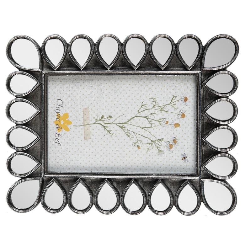 Clayre & Eef Photo Frame 13x18 cm Black Plastic