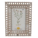 Clayre & Eef Photo Frame 10x15 cm Beige Plastic