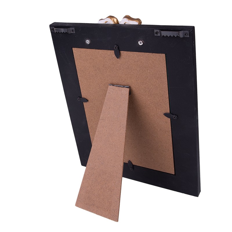 Clayre & Eef Fotolijst  13x18 cm Zwart MDF Rechthoek