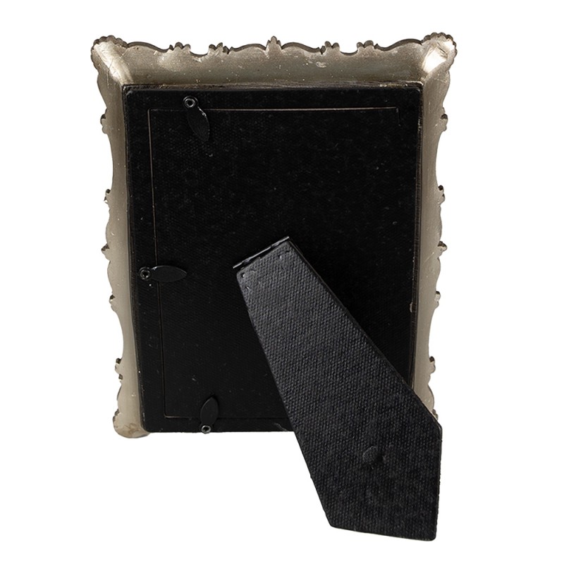 Clayre & Eef Cornice per foto 10x15 cm Blu Plastica Vetro