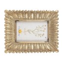 Clayre & Eef Photo Frame 10x15 cm Gold colored Plastic Glass