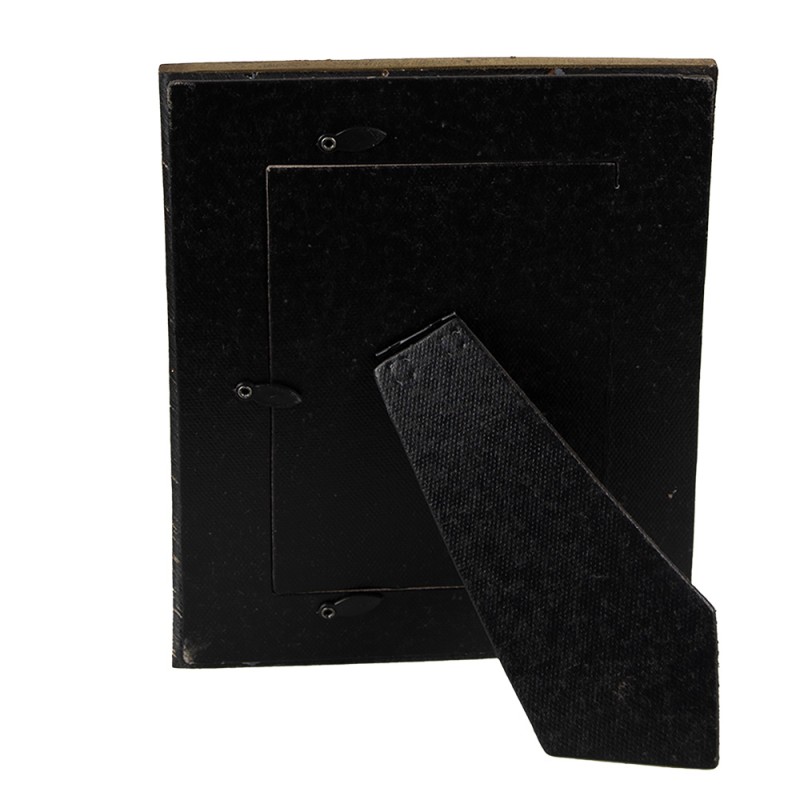 Clayre & Eef Photo Frame 10x15 cm Gold colored Plastic Glass