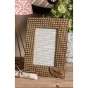 Clayre & Eef Photo Frame 10x15 cm Gold colored Plastic Glass