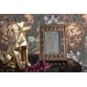 Clayre & Eef Photo Frame 10x15 cm Gold colored Plastic Glass