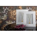 Clayre & Eef Photo Frame 10x15 cm White Plastic Glass