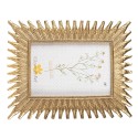 Clayre & Eef Photo Frame 10x15 cm Gold colored Plastic
