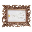 Clayre & Eef Photo Frame 10x15 cm Gold colored Plastic