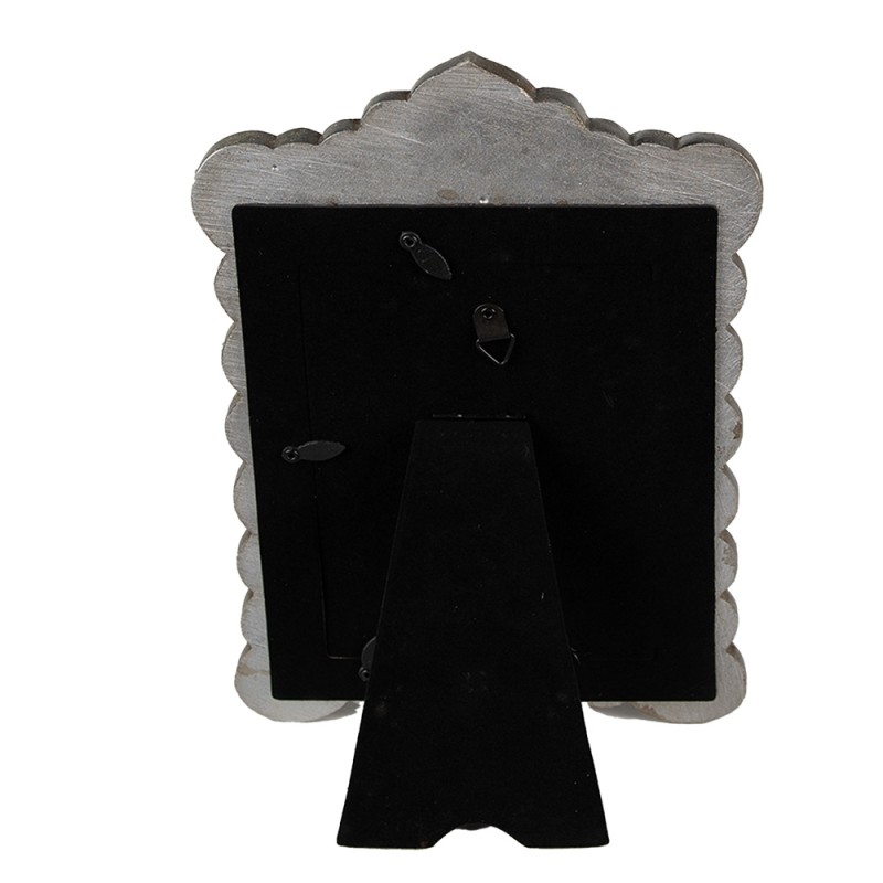 Clayre & Eef Photo Frame 10x15 cm Silver colored Plastic