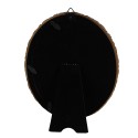 Clayre & Eef Bilderrahmen 13x18 cm Goldfarbig Kunststoff Glas Oval