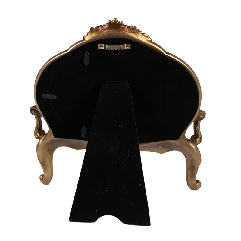 Clayre & Eef Cornice per foto 13x18 cm Color oro Plastica Vetro
